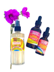 Helps promote collagen production, hydration and skin elasticity. Reduces appearance of scarring, promotes reversal of skin damage, and leaves lasting moisture. Reduces inflammation, protects the skin against sun damage, relieves discomfort associated with psoriasis and eczema. Helps to remove lingering traces of dirt, oil and make-up and will improve overall skin complexion